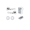 Iver Sarlat Door Lever Handle On Round Rose - primehardware