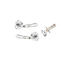 Iver Sarlat Door Lever Handle On Round Rose - primehardware