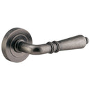 Iver Sarlat Door Lever Handle On Round Rose - primehardware