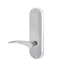 Lockwood 2905 Round End Plate With 153 Right - Hand Lever Satin Chrome 2905/153RSC - primehardware