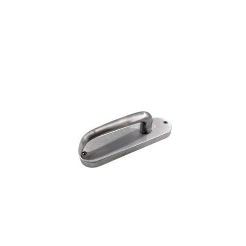Lockwood 2905 Round End Plate With 180 Lever Satin Chrome 2905/180SC - primehardware