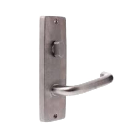 Lockwood 1904 Square End Plate With Turn & 45 Deg Angled Down 70 Lever Satin Chrome 1904/AD70RSC - primehardware