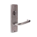 Lockwood 1904 Square End Plate With Turn & 45 Deg Angled Down 70 Lever Satin Chrome 1904/AD70RSC - primehardware