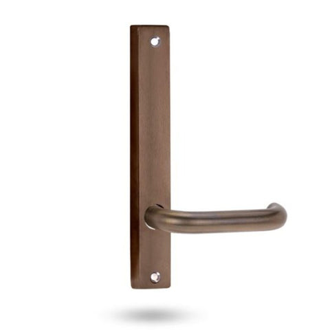 Lockwood 4905 Square End Plate With 70 Lever Architectural Bronze 4905/70AZ - primehardware