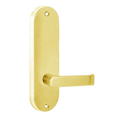 Lockwood 2905 Round End Plate With 20 Knob Polished Brass 2905/20PB - primehardware