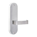 Lockwood 2905 Round End Plate With 41 Lever Right - Hand Satin Chrome 2905/41RSC - primehardware