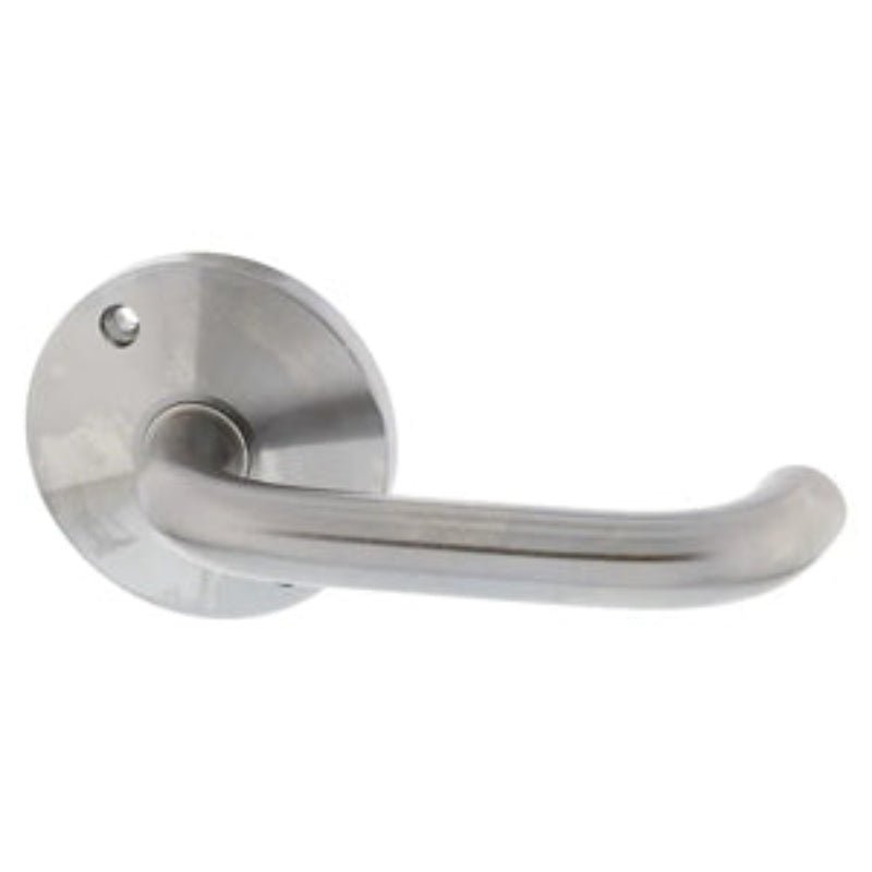 Lockwood 1370 Series 70 Lever On Round Rose External Half Set RH 45 Degree Satin Chrome 1370/70RSC45DEG - primehardware