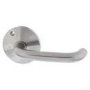 Lockwood 1370 Series 70 Lever On Round Rose External Half Set RH 45 Degree Satin Chrome 1370/70RSC45DEG - primehardware