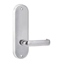 Lockwood 2905 Round End Plate With 47 Left - Hand Lever Satin Chrome 2905/47LSC - primehardware