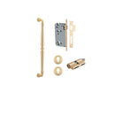 IVER Sarlat Door Pull Handle | 450mm Entrance Kit (Key/Key) - Brushed Brass