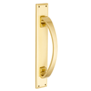 Visca Solid Brass Entrance Pull Handle Satin Brass 9365.SB - primehardware