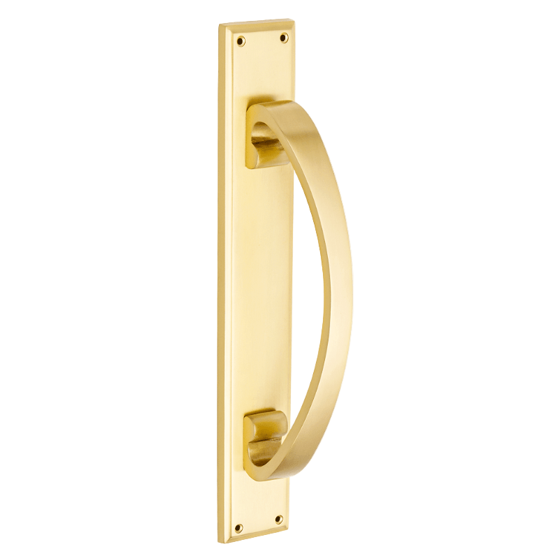 Visca Solid Brass Entrance Pull Handle Satin Brass 9365.SB - primehardware