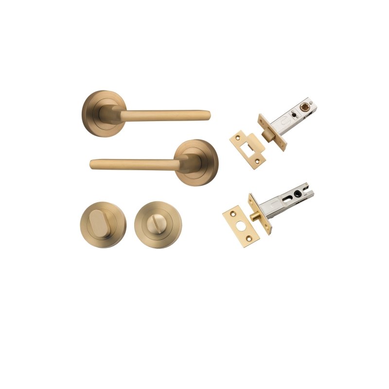 Iver Baltimore Solid Brass Door Lever Handle | Passage, Privacy & Entrance