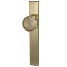 Builders Choice Designer Knob Set Satin Brass 225mm ONLY LEVER SET (Pair)