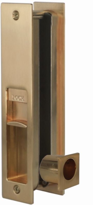 Austyle Integrated Flush Pull Sliding Door Passage Set SB 178x38mm - primehardware
