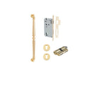 IVER Sarlat Door Pull Handle | 450mm Entrance Kit (Key/Key) - Polished Brass