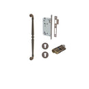 IVER Sarlat Door Pull Handle | 450mm Entrance Kit (Key/Key) - Signature Brass