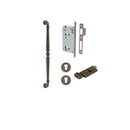 IVER Sarlat Door Pull Handle | 450mm Entrance Kit (Key/Thumb) - Signature Brass