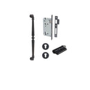 IVER Sarlat Door Pull Handle | 450mm Entrance Kit (Key/Key) - Matt Black