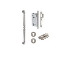 IVER Sarlat Door Pull Handle | 450mm Entrance Kit (Key/Key) - Distressed Nickel