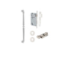IVER Sarlat Door Pull Handle | 450mm Entrance Kit (Key/Thumb) - Polished Nickel