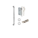 IVER Sarlat Door Pull Handle | 450mm Entrance Kit (Key/Thumb) - Satin Nickel