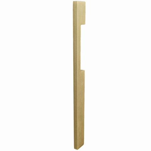Austyle Entry Handle Blade Design Double Satin Brass 450mm - primehardware