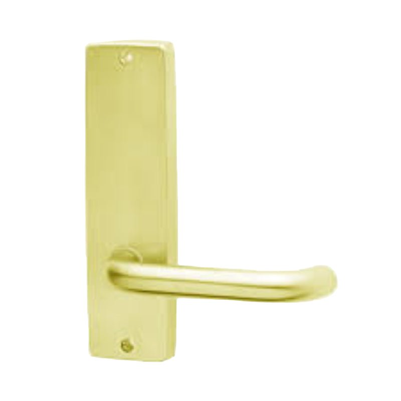Lockwood 1905 Square End Plate With 101 Lever Polished Brass 1905/101PB