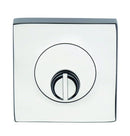 Lockwood Symphony 1420 Series Emergency Turn Escutcheon - Surface Fix Satin Chrome 1428/INSC - primehardware