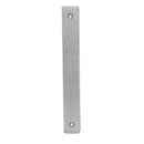 Lockwood 4907 Square End Plate Satin Brass Unlacquered 4907SBU - primehardware
