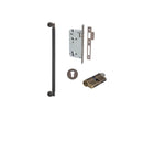 IVER Brunswick Door Pull Handle | 450mm Entrance Kit (Key/Key) - Signature Brass