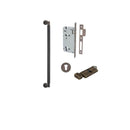 IVER Brunswick Door Pull Handle | 450mm Entrance Kit (Key/Thumb) - Signature Brass