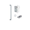 IVER Brunswick Door Pull Handle | 450mm Entrance Kit (Key/Key) - Polished Chrome