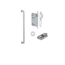 IVER Brunswick Door Pull Handle | 450mm Entrance Kit (Key/Key) - Brushed Chrome