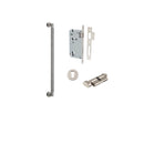 IVER Brunswick Door Pull Handle | 450mm Entrance Kit (Key/Thumb) - Satin Nickel