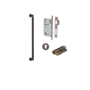 IVER Berlin Door Pull Single Handle Only | 450mm Entrance Kit (Key/Key) - Signature Brass