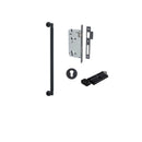 IVER Berlin Door Pull Single Handle Only | 600mm Single Pull Handle - Brushed Brass
