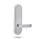 Lockwood 2905 Round End Plate With 59 Lever Chrome Plate 2905/59CP - primehardware