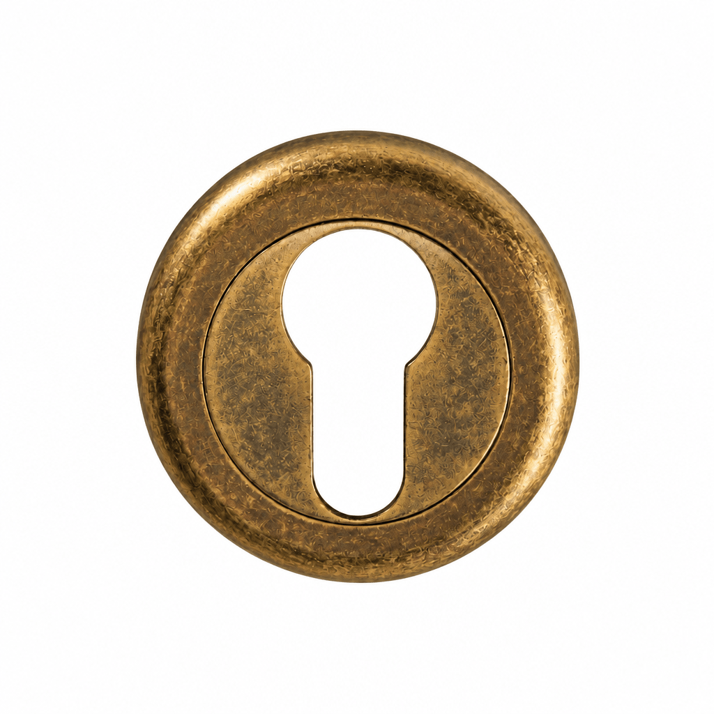 Zanda Winchester Balmain Door Levers for 9 Doors – Round Rose – Rustic Brass - primehardware