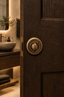 Zanda Winchester Balmain Door Levers for 9 Doors – Round Rose – Rustic Brass - primehardware