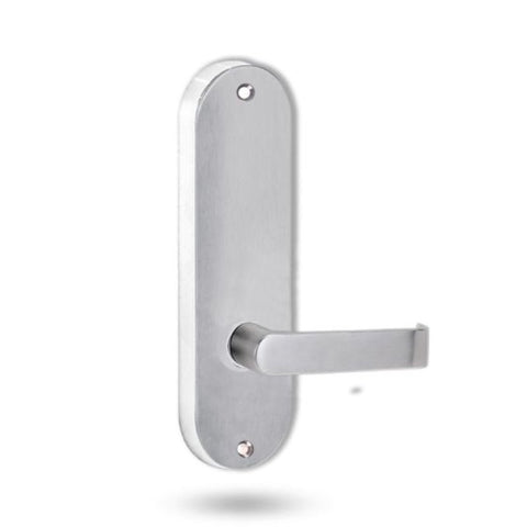 Lockwood 2905 Round End Plate With 59 Lever Polished Brass 2905/59PB - primehardware