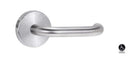 Lockwood 1370 Series 76 Lever On Round Rose Internal Half Set Satin Chrome 1371/76SC - primehardware