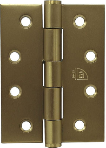Austyle Butt Hinge Fixed Pin inc screws PVD PB 100x75x2.5mm Various Finish - primehardware