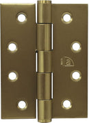 Austyle Butt Hinge Fixed Pin inc screws PVD PB 100x75x2.5mm Various Finish - primehardware
