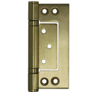 Superior Brass Hirline Fast - Fix Bearing Hinge inc screws SatinBrass 100x47m - primehardware