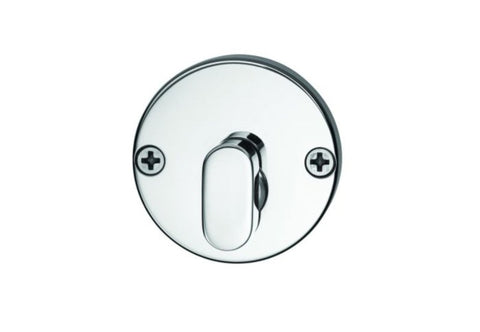 Lockwood 1370 Series Turn Escutcheon - Surface Fix Satin Chrome 1377/INSC - primehardware