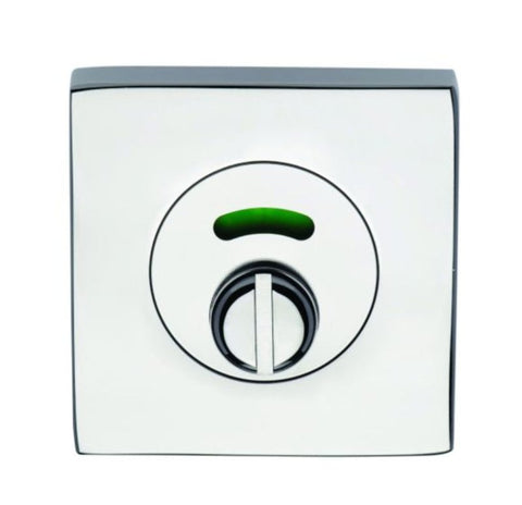 Lockwood Symphony 1420 Series Privacy Indicating Emergency Turn Escutcheon - Surface Fix Satin Chrome 1428/IPSC - primehardware