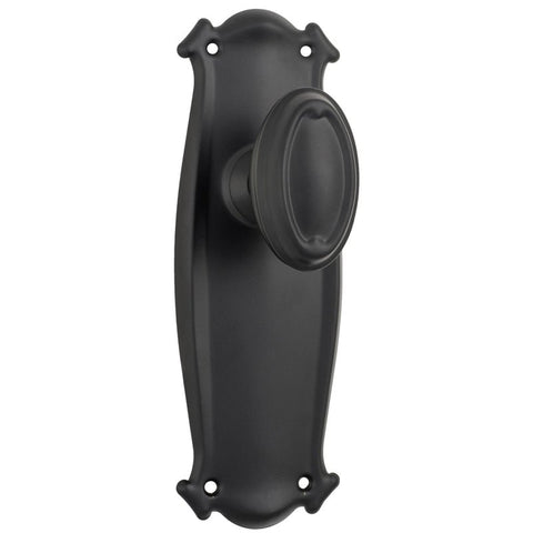 Tradco Bungalow Door Knob on Backplate - Customise to your needs - primehardware