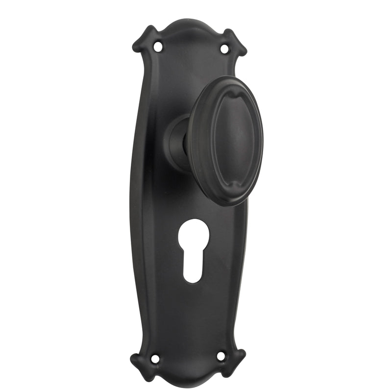 Tradco Bungalow Door Knob on Backplate - Customise to your needs - primehardware