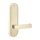 Lockwood 2905 Round End Plate With 76 Lever Polished Brass 2905/76PB - primehardware